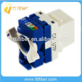 180 Degree Toolless Rotary Cat6 RJ45 Keystone Jack